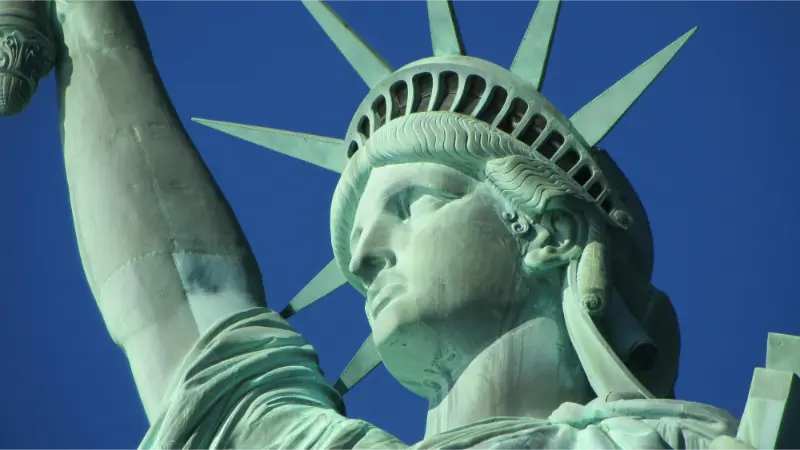 Statue Of Liberty Crown Close Up