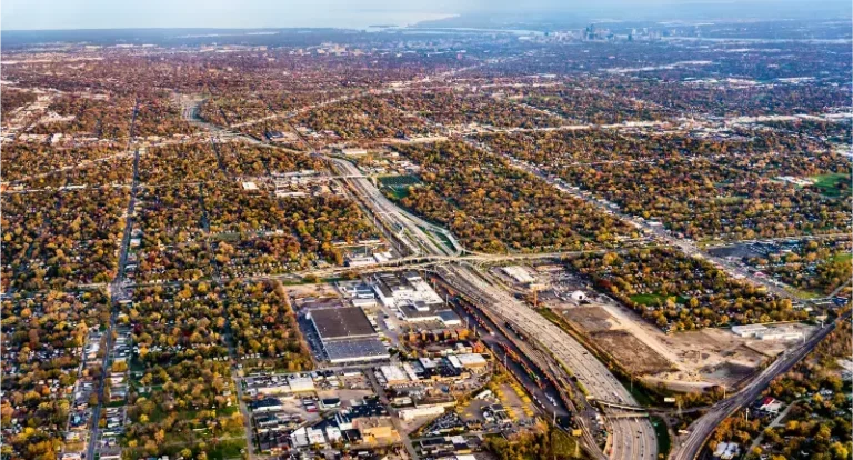 Suburban Near Detroit Michigan
