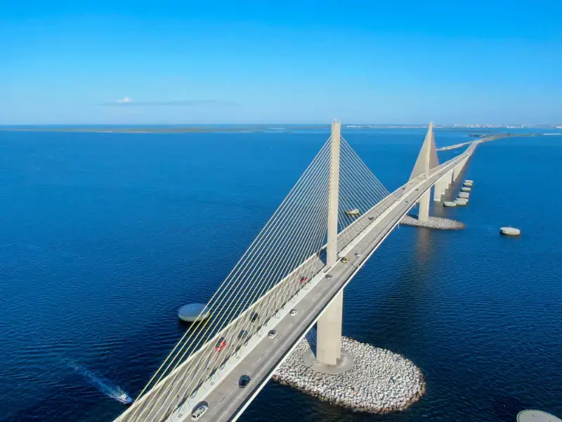 Sunshine Skyway Tampa Bay Florida