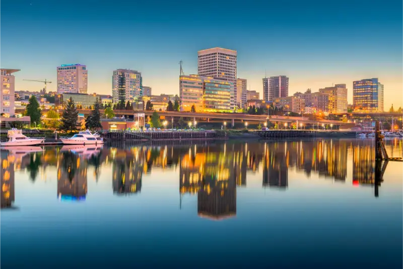 Tacoma Washington Skyline