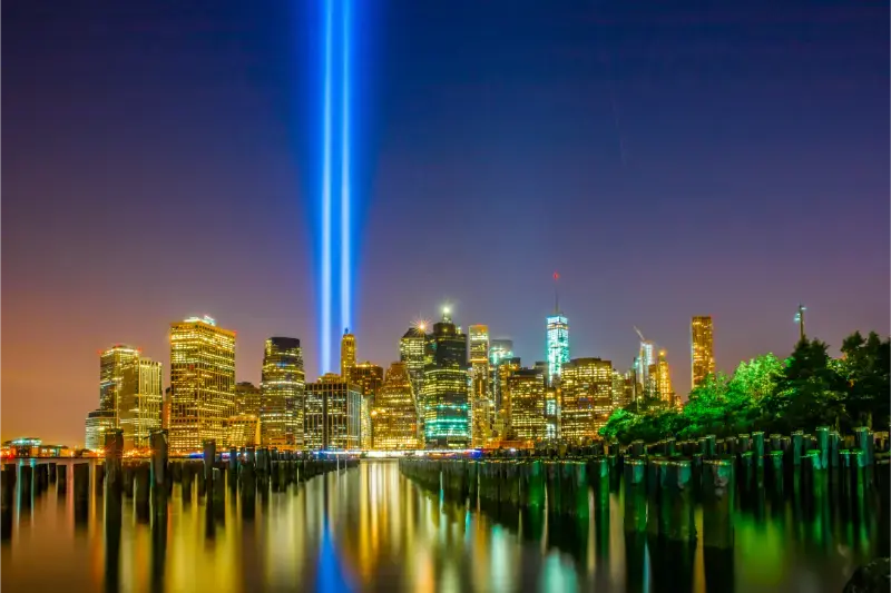 Tribute In Light September 11 Memorial New York