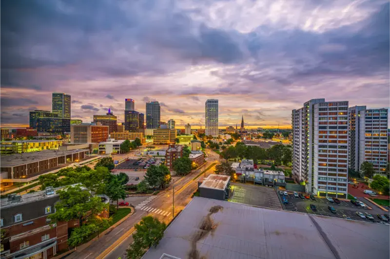 Tulsa Oklahoma Downtown City Skyline