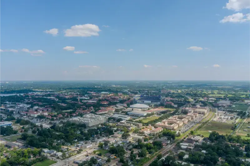Usa Louisiana Baton Rouge Aerial