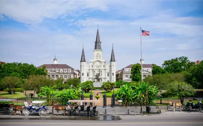 Usa Louisiana New Orleans Jackson Square