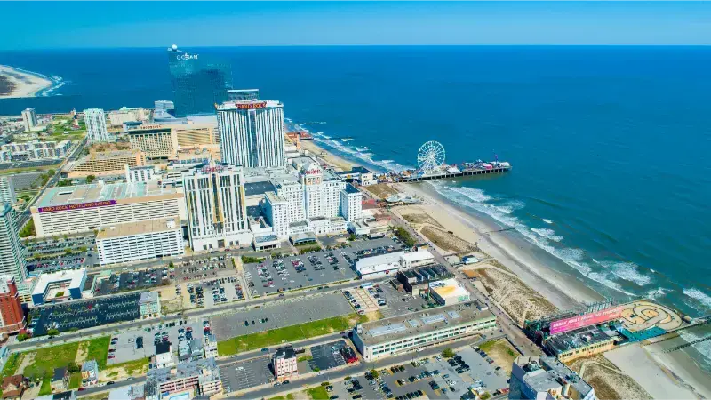USA New Jersey Atlantic City Casino Ocean
