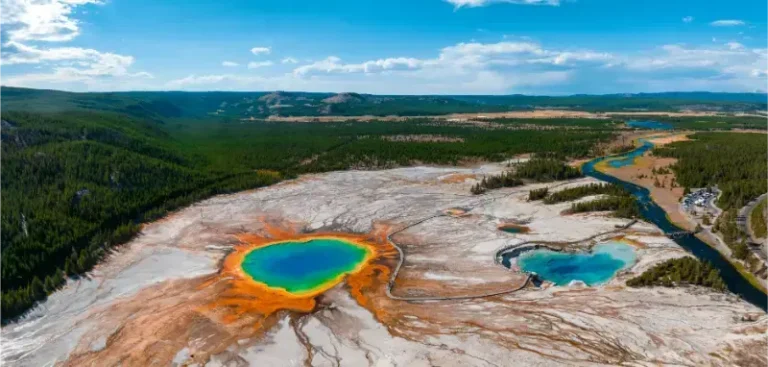 Wyoming Yellowstone Grand Prismatic Spring