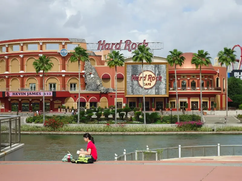 Universal Citywalk Shops And Restaurant Orlando Florida