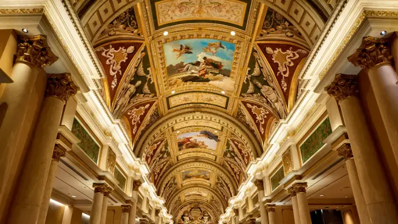 Venetian Hotel Inside Las Vegas USA